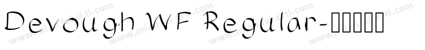 Devough WF Regular字体转换
